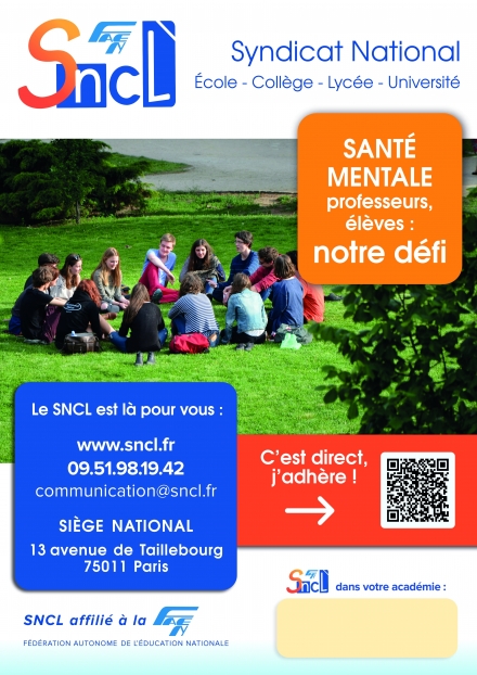 De l'école à l'université : le SNCL est là pour vous - SNCL